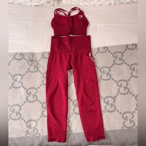 Gymshark Red workout set